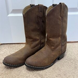 Masterson Boot Co Brown Leather Cowboy Boots size 5